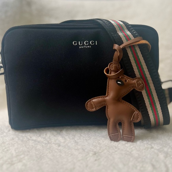 Gucci Handbags - Gucci Upcycled Beauty Crossbody Bag with Crossbody Strap and Charm
